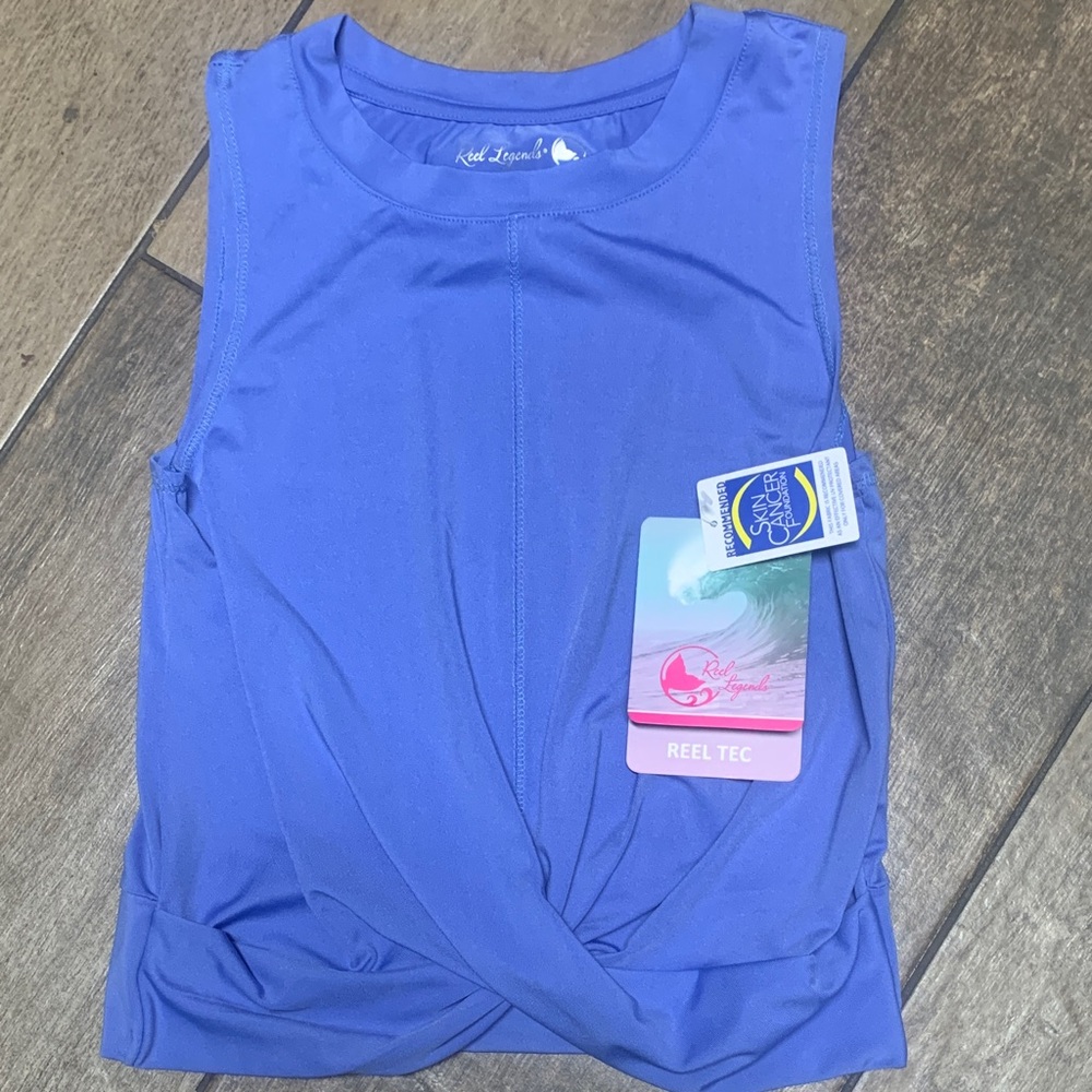 Reel Legends Girl’s Vibrant Blue Tank Top